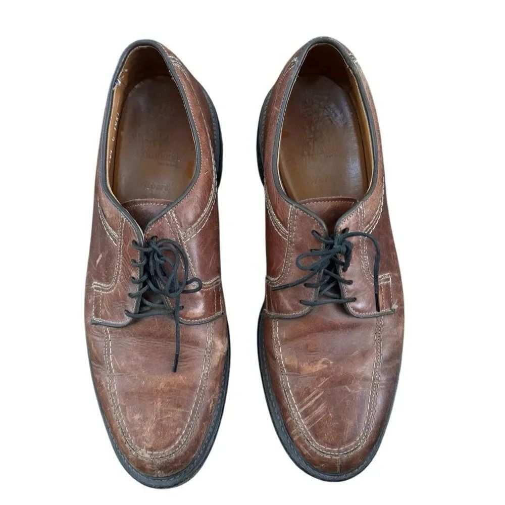 Allen Edmonds Wilbert NWOB Oxford Split Toe Shoe 1951 Lace-up Brown Size 10.5